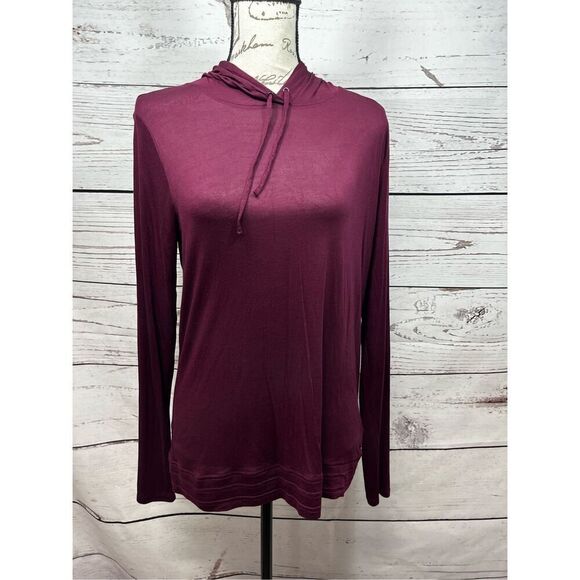 Calvin Klein medium pullover sleepwear maroon sweatshirt -‎ 2892 - Picture 1 of 4